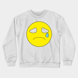 The sad face emoji Crewneck Sweatshirt